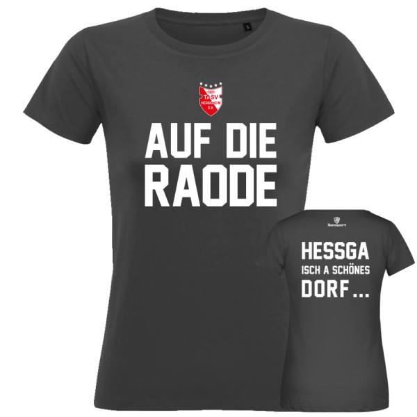 TASV Damen-Shirt 4 - Pokal / dark grey / Hessga isch a schönes Dorf...